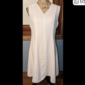 Uniqlo Crepe Fit and Flare Dress Sz M